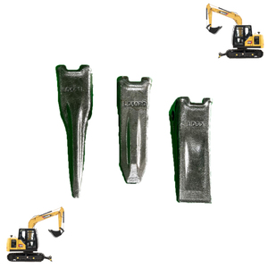 Denti a benna imbullonati a 3 punti con adattatori-misura universale per escavatori compatti - Product Image 4