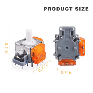 จอยสติ๊ก TMR Hall สำหรับ PS5 สำหรับ Switch Pro จอยสติ๊ก 3D ฟิล์มคาร์บอน สำหรับ PS4/XBOX ONE อุปกรณ์เสริมสำหรับเกมคอนโทรลเลอร์ - Product Image 4