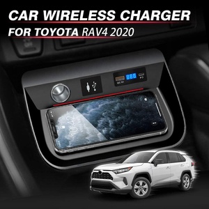 Wholesale <strong>Cars</strong> <strong>Accessories</strong> Charging Pads iphone 2 <strong>in</strong> 1 With 36W QC 3.0 USB Phone for Toyota RAV4 <strong>Car</strong> Wireless Charger Pad - Product Image 4