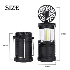 Linterna Telescópica Plegable Portátil de Emergencia <span class=keywords><strong>con</strong></span> Batería AA, Luz LED COB Mágica para Exteriores, Camping, <span class=keywords><strong>con</strong></span> Ventilador - Product Image 3