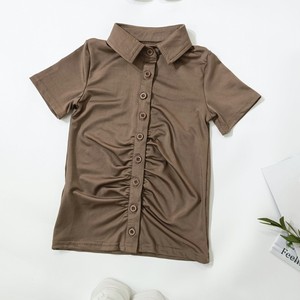 Girls Shirt Skirt 2022 Summer New Style Children Clothing <b>Toddler</b> Kids Wear - Product Image 6