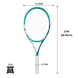 Raquetas de <span class=keywords><strong>tenis</strong></span> de precio de fábrica para adultos, raquetas de <span class=keywords><strong>tenis</strong></span> de 27 <span class=keywords><strong>pulgadas</strong></span> preensanchadas de aluminio o fibra de carbono de alta calidad - Product Image 5