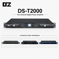 Amplificateur de puissance numérique 2 canaux classe D, amplificateur en rack 1U pour système audio professionnel