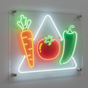 Dessert minimaliste néon forme de gâteau simple conception élégante complète les bars à desserts modernes, les cafés de boutique, les magasins de bonbons urbains - Product Image 4