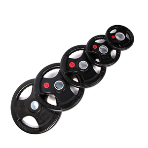 Fabrication directe haltères haltères <span class=keywords><strong>haltérophilie</strong></span> ensemble de plaques de pare-chocs en caoutchouc noir pour salle de sport à domicile - Product Image 2