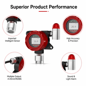 Détecteur de gaz monoxyde de carbone professionnel EA900 CO fixe en ligne, antidéflagrant Ex d II CT6 IP66, électrochimique haute performance - Product Image 1