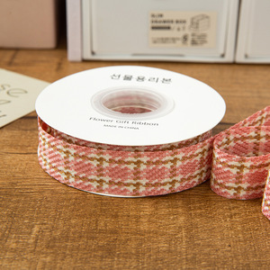 2.5cm iki tonlu balıksırtı Polyester şerit Vintage stil el yapımı DIY yay saç aksesuarı ayakkabı çiçek hediye kutusu şapka giysi kullanımı - Product Image 6