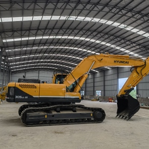 Excavadora de Ruedas Hyundai 305LC Usada de Alta Calidad, 30 Toneladas, con Motor Yanmar - Product Image 6