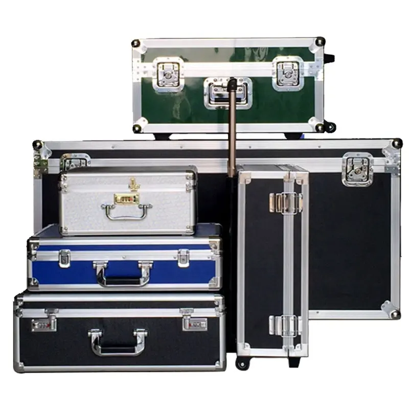 Dragonstage aluminum box storage rack tool box 2U rack instrument cases