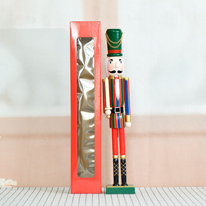 Figura <span class=keywords><strong>de</strong></span> Cascanueces <span class=keywords><strong>de</strong></span> Madera Clásica <span class=keywords><strong>de</strong></span> 50 cm para Decoración Navideña - Product Image 1