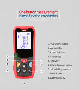 UNI-T LM60 לייזר מרחק מטר כף יד מיני דיוק גבוה כף יד לייזר מגלול - Product Image 3