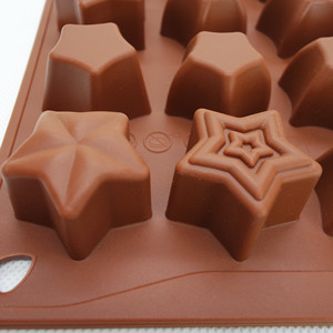 Danh sách mới pentagram kẹo Khuôn Silicone sô cô la thực phẩm lớp Silicone bánh khuôn Silicone khuôn mẫu cho bánh sô cô la công cụ - Product Image 4