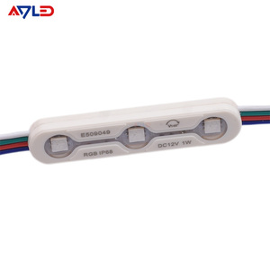 Módulos LED ADLED 12V 1W RGB SMD 5050, IP68, Resistentes al Agua para Exteriores, 3 LED, Módulo LED de Inyección ABS - Product Image 4