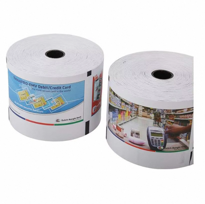 Best Quality 80x70mm Thermal Paper Roll Cash Register Receipt POS Machine Bank 80mm Thermal Paper Roll Atm Paper Rolls