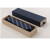 Boîte cadeau tiroir rigide FOVAIRE écologique personnalisée avec impression quadricolore pour cravates et vêtements pour hommes – Présentation élégante