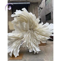Fleurs géantes élégantes et éblouissantes Décorations de plafond de mariage Accessoire de design d'intérieur