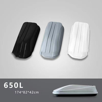 Boîtes de rangement de porte-bagages de toit en ABS 480-750L personnalisées en usine
