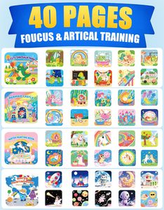 Livres <span class=keywords><strong>de</strong></span> peinture à l'eau réutilisables <span class=keywords><strong>de</strong></span> 10 pages pour les tout-petits <span class=keywords><strong>de</strong></span> 1 à 3 ans, livre <span class=keywords><strong>de</strong></span> <span class=keywords><strong>coloriage</strong></span> sans désordre, livre d'activités artistiques éducatives, cadeau pour les enfants - Product Image 2