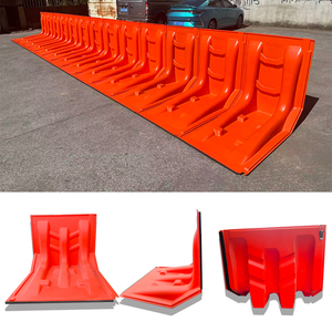Barrières <span class=keywords><strong>de</strong></span> contrôle des inondations en plastique technique ABS rouge haute résistance avec verrouillage à ressort en acier inoxydable - Product Image 6
