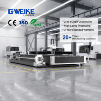 Machine de découpe laser à fibre haute vitesse G.WEIKE 12kW 6kW 3kW 3015 6025 avec IA automatique Cypcut et rail de guidage Hiwin pour tubes et tôles métalliques