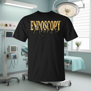 T-shirt d'infirmière d'endoscopie noir unisexe pour adulte, cadeau médical pour les professionnels de la santé - Product Image 3