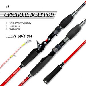 <span class=keywords><strong>Canne</strong></span> à pêche en carbone EVA à poignée économique pour la pêche en mer, la pêche au jigging et la pêche au spinning, couleur rouge, pour la pêche au bar et au poisson-bonefish - Product Image 2