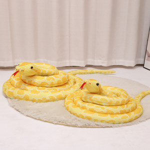 Peluche <span class=keywords><strong>Serpente</strong></span> Artificiale Realistico a Prezzo di Fabbrica, <span class=keywords><strong>Cobra</strong></span> Gigante Lunga in Poliestere e Cotone PP, Giocattolo Scherzoso - Product Image 3