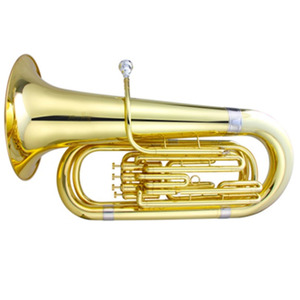<span class=keywords><strong>Tuba</strong></span> de qualité en laiton, clé Sib, <span class=keywords><strong>4</strong></span> <span class=keywords><strong>pistons</strong></span>, diamètre du tube 16,5 mm, diamètre du cloche 381 mm, pour distribution - Product Image 1