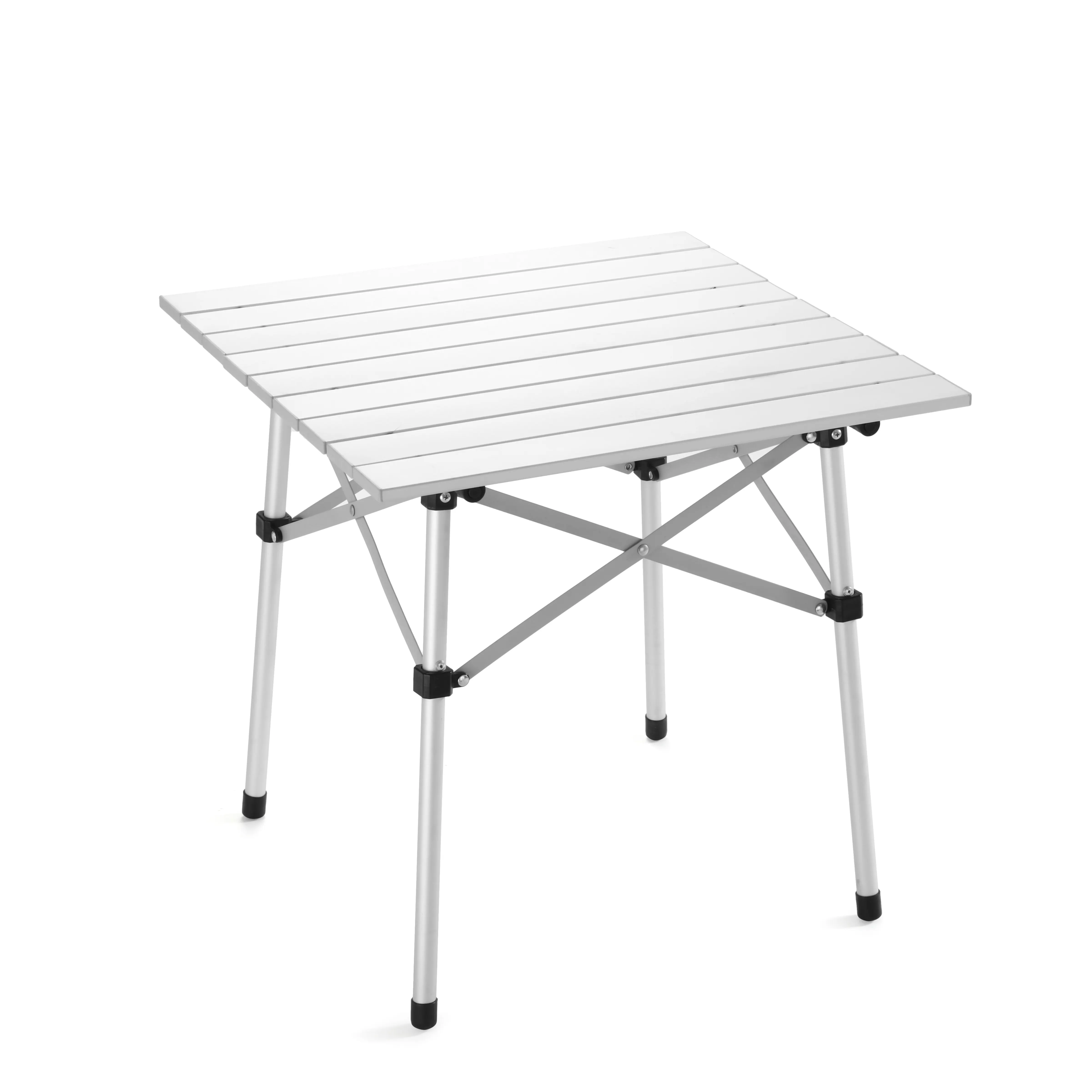 rectangular roll up aluminum panel light weight folding camp picnic table for 4 person dining tables