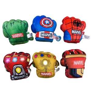 Nueva Llegada Unisex <span class=keywords><strong>4</strong></span> Pulgadas Juguete de Peluche Llavero Todas las Edades Boutique Grab Machine Muñeca Forro de Malla Guantes Algodón Suave Alivio del Estrés PP - Product Image 1