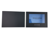 Brochure vidéo numérique de 7 pouces grande capacité papier d'affichage LCD Style musical pour livre vidéo promotionnel ou cadeau