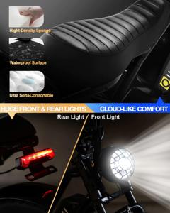 จักรยานไฟฟ้า Qlife Verified รุ่นยางใหญ่ ระบบกันสะเทือนเต็มคัน แบตเตอรี่คู่ 2 ก้อน - Product Image 4
