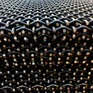 Stainless Steel Woven Screen Sieve Wire Mesh Crimped For Mining Quarry