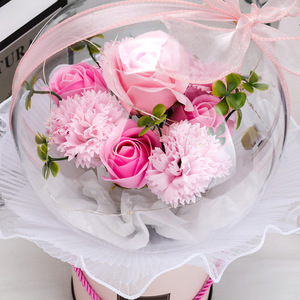 <span class=keywords><strong>Regalo</strong></span> per la Festa della Mamma, Fiore di Sapone a Forma di Rosa, <span class=keywords><strong>San</strong></span> <span class=keywords><strong>Valentino</strong></span>, Compleanno, <span class=keywords><strong>Romantico</strong></span> Fiore LED in Sfera Acrilica, Confezione <span class=keywords><strong>Regalo</strong></span> con Fiori Artificiali - Product Image 3