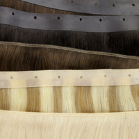 Extensions de cheveux humains blondes en trame papillon, deux points injectés XO, invisibles et sans couture, pour salon de coiffure (vente en gros)