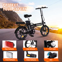 Moto électrique tout-terrain Enduro à moteur central 48V 15 Ah Batterie au lithium Koolux BK5S Moto électrique tout-terrain pour tous les âges et tous les genres