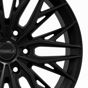 Llantas Forjadas con Diseño Elegante de Rayos Solares: Ruedas Negras Brillantes de 20 Radios - Alta Capacidad de Carga para Sedán y SUV - Product Image 5