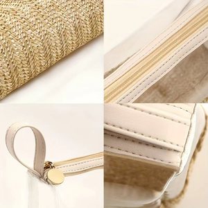 Nouvelle pochette de rangement portable transparente multifonctionnelle en PVC avec fermeture éclair pour cosmétiques, idéale pour les voyages et l'extérieur - Product Image 4