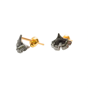 ต่างหูแฟชั่นแบบติดหู สแตนเลส 316L ชุบทอง PVD ทนทาน เป็นมิตรต่อสิ่งแวดล้อม - Product Image 2