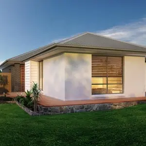 Kit de maisons préfabriquées avec cadre en acier léger, idéal pour une maison préplumée, à vendre en afrique du sud, usine