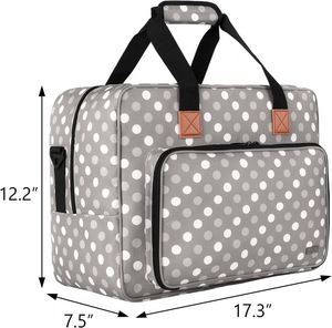 Free sample Portable Carrying Case with Several Storage Pockets for a Universal <b>Sewing</b> <b>Machine</b> Tote Storage Bag - Product Image 2