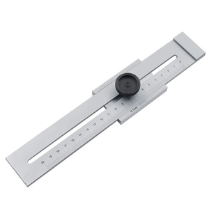 Règle de marquage en acier au carbone 200mm 250mm 300mm Jauge de marquage de coupe de vis Outil de grattoir pour le travail du bois - Product Image 4