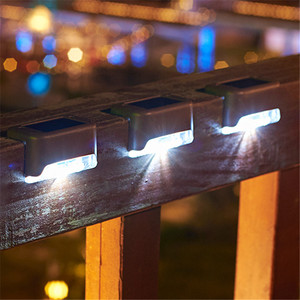 Lumière de marche extérieure encastrée à Led à couleur changeante, <span class=keywords><strong>lampe</strong></span> d'angle étanche Ip65, lumière <span class=keywords><strong>solaire</strong></span> d'escalier d'escalier - Product Image 4
