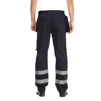 Pantalon de travail de sécurité personnalisé et durable Pantalon cargo en Cordura avec poches holster et bande réfléchissante