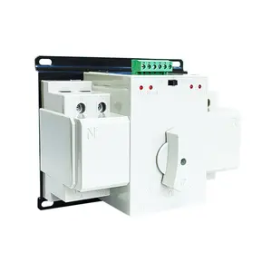 63a 100a 250a wireless a doppia alimentazione ac dc interruttore di commutazione automatica a doppia fase per trasferimento automatico AC 220V AUTOMAT