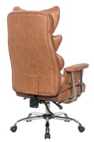 Chaise de bureau de direction contemporaine, réglable en hauteur, pivotante, inclinable, avec dossier haut, en cuir PU, mobilier de luxe