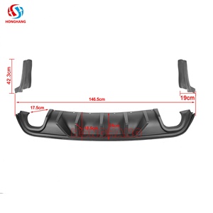 Chaoshenghang Factory Direct Jeep Grand Cherokee 2012-2020 Kit de diffuseur de <span class=keywords><strong>pare</strong></span>-chocs arrière Spoiler de carrosserie automobile - Product Image 2