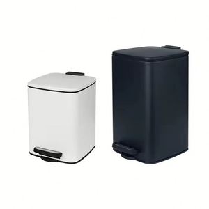 Stainless Steel Foot Pedal Trash Cans Kitchen Garbage and Recycling Storage for Home Use Custom Logo - Product Image 3