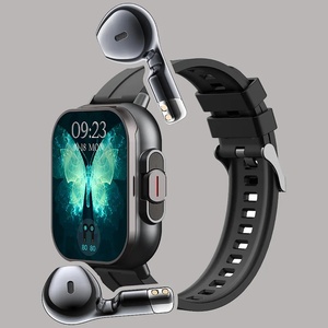 Reloj inteligente deportivo 2 en 1 resistente al agua con auriculares, control del ritmo cardíaco y del Sueño con carga magnética para llamadas inalámbricas - Product Image 3