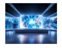 Écran LED flexible intérieur 4K HD Shenzhen MDS avec garantie de 2 ans, prend en charge différents styles